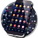 Dark Blue Space Launcher Theme APK