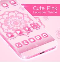 Cute Pink Launcher Theme 海報