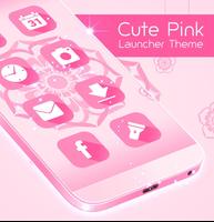 Cute Pink Launcher Theme capture d'écran 3