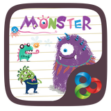 Lovely Monster GoLauncherTheme آئیکن