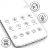 Pure White Launcher Theme أيقونة