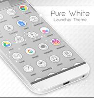 Pure White Launcher Theme скриншот 1