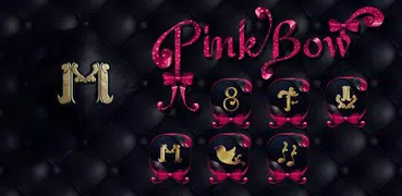 Pink Bow GO Launcher