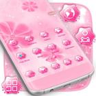 Pink girl Launcher Theme icône