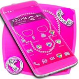 Pink Skull Launcher icône