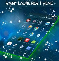 Thème Rainy Launcher capture d'écran 3
