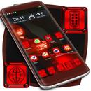 Red Metal Launcher Theme APK