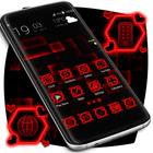 Red Launcher Theme أيقونة