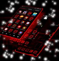 Red Launcher Theme تصوير الشاشة 1