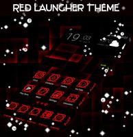 Red Launcher Theme imagem de tela 3