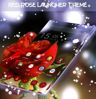 Red Rose Launcher Chủ đề ảnh chụp màn hình 3