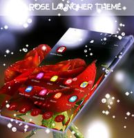 Red Rose Launcher Chủ đề ảnh chụp màn hình 2