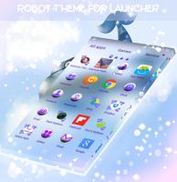 Robot Theme For Launcher capture d'écran 3