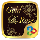 Gold Rose GO Launcher Theme APK