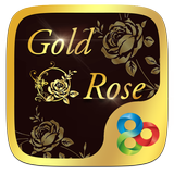 Gold Rose GO Launcher Theme icône