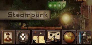 Steampunk Design Launcher Theme