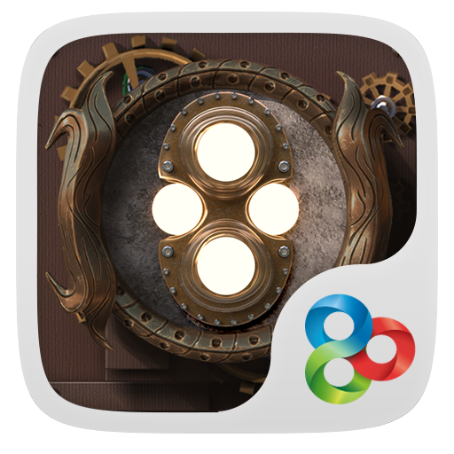 Steampunk Design Launcher Theme