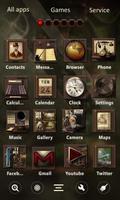 Steampunk GO Launcher captura de pantalla 1