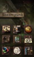 Steampunk Design Launcher Theme 스크린샷 2
