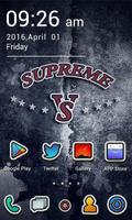 SUPREME GO Launcher Theme скриншот 1