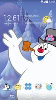 Snowman GOLauncher Theme syot layar 1
