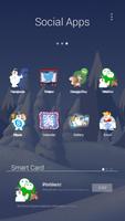 Snowman GOLauncher Theme captura de pantalla 3