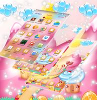 Sweet Candy Land Icons Affiche