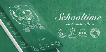 School Time GO Launcher Theme