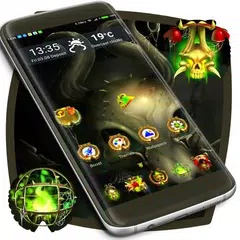 Alien Skull Launcher Thema APK Herunterladen