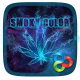 Smoky Color Parallax Go Launcher Theme Zeichen
