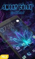 Smoky Color Parallax Go Launcher Theme Plakat