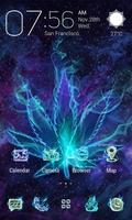 Smoky Color Parallax Go Launcher Theme Screenshot 1