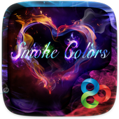 Smoke Colors GO Launcher Theme أيقونة