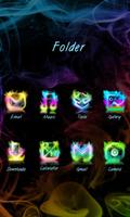 Smoke Colors GO Launcher Theme تصوير الشاشة 2