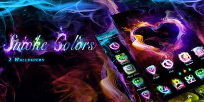 Smoke Colors GO Launcher Theme تصوير الشاشة 3