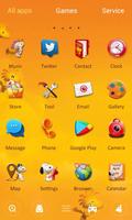 Snoopy GO Launcher Theme اسکرین شاٹ 2