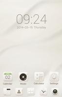 Soft cream GO Launcher Theme постер