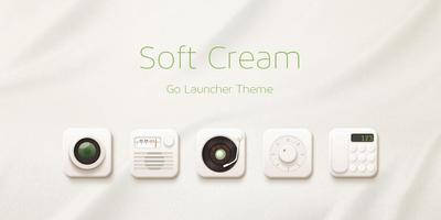 Soft cream GO Launcher Theme capture d'écran 3