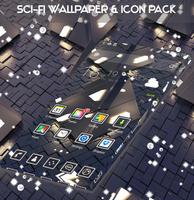 Sci-Fi Wallpaper & Icon pack capture d'écran 1