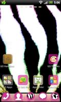 Pink Zebra GO Launcher Theme screenshot 1