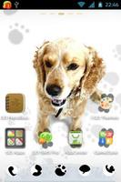 Cute Dog Theme for GO Launcher Affiche