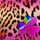 Pink Leopard GO Launcher Theme أيقونة