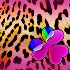 Pink Leopard GO Launcher Theme Zeichen