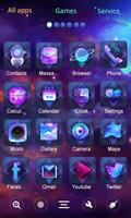 Beautiful Universe Launcher Theme capture d'écran 1