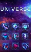 Beautiful Universe Launcher Theme capture d'écran 2