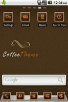 Coffee GO Launcher Theme تصوير الشاشة 2