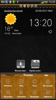 Cuero Launcher EX Theme GO captura de pantalla 1