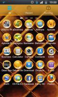 PureGold Theme for GO Launcher capture d'écran 1