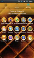 برنامه‌نما PureGold Theme for GO Launcher عکس از صفحه