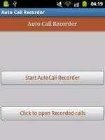 Auto Call Recorder Plakat